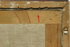 Göt í málverki eftir veggjatítlu